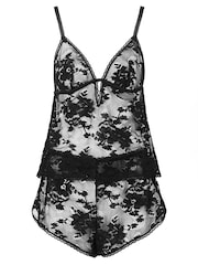 Ann Summers Black Enlightening Lace Cami Set - Image 5 of 5