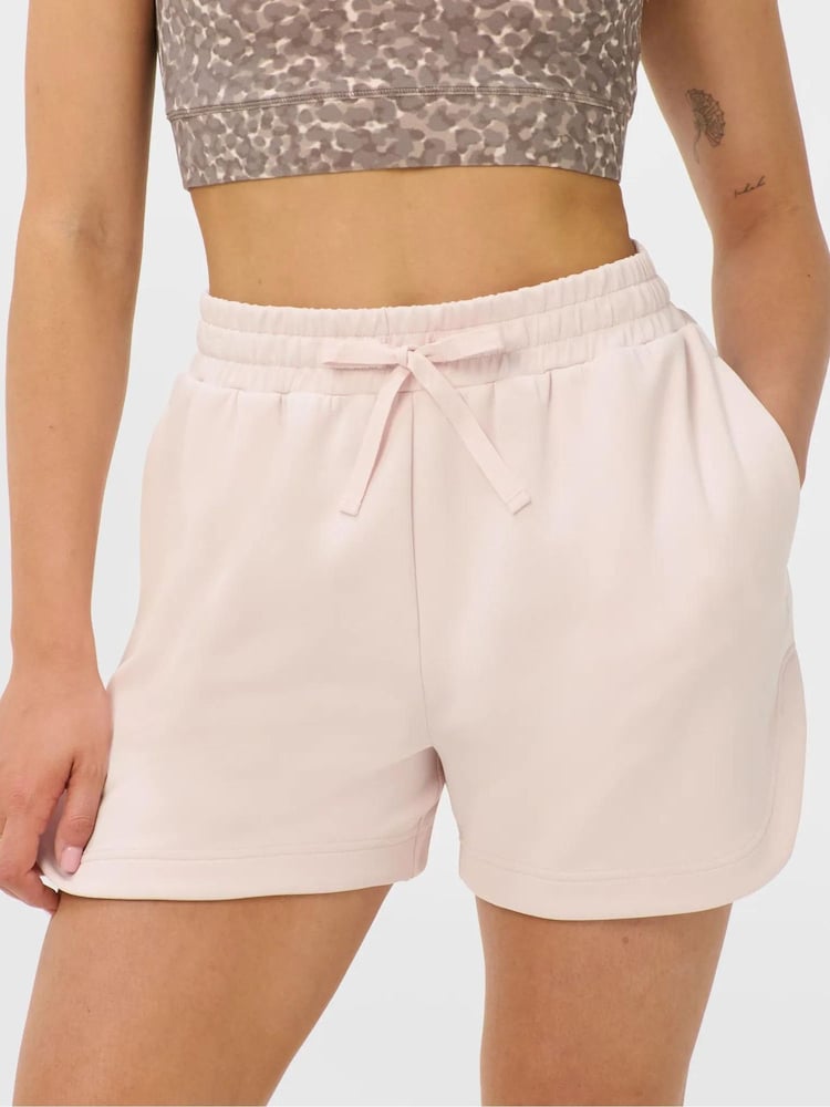 Sweaty Betty Pink Wash Cloud Weight High-Waisted Shorts - Image 2 of 6
