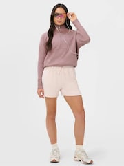 Sweaty Betty Pink Wash Cloud Weight High-Waisted Shorts - Image 4 of 6