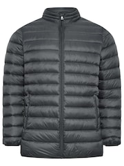 BadRhino Big & Tall Black Padded Collar Coat - Image 3 of 4