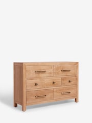 Dark Natural Chandler N. Premium Solid Mango Wood Chest of Drawers - Image 8 of 11