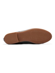 Clarks Black Standard Fit (D) Leather Fawna Lily Shoes - Image 7 of 8
