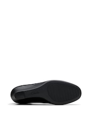 Clarks Black Standard Fit (D) Leather Olivette Pearl Shoes - Image 7 of 7