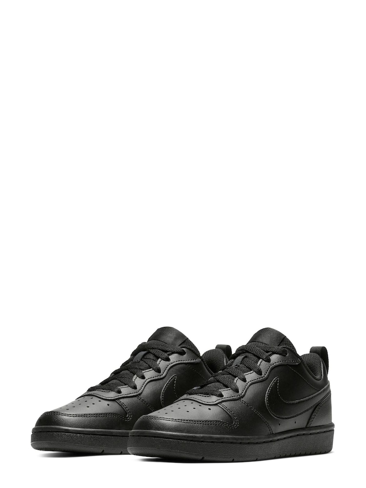 Noir - Baskets Nike Court Borough ado basses - Image 3 of 6