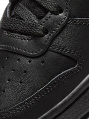 Nike Black Court Borough Low Youth Trainers - Image 6 of 6