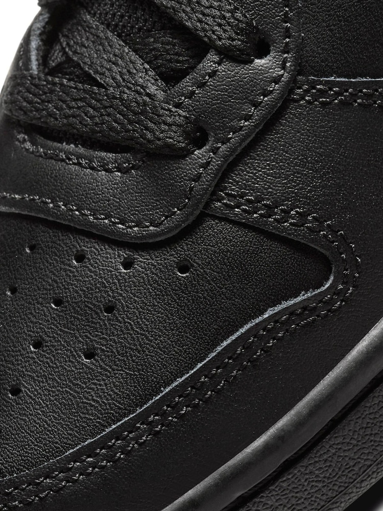 Nike Black Court Borough Low Youth Trainers - Image 6 of 6