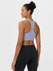 Sweaty Betty Light Blue Stamina Seamless Sports Bra - Image 3 of 6