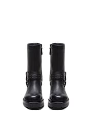 Clarks Black Leather Rebelle Up Boots - Image 5 of 7
