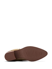 Clarks Natural Suede Leather Morzine Rise Western Boots - Image 7 of 7