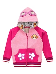 Character Pink Paw Patrol Zip Up 100% Cotton Hoodie - Image 2 of 2
