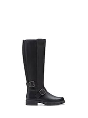 Schwarz - Clarks, Orinoco2, hohe Lederstiefel - Bild 1 von 7