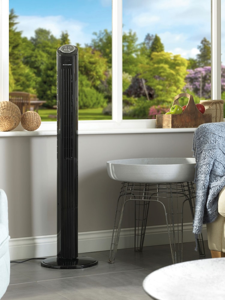 Dimplex Black Mont Blanc Tower Fan with Oscillation - Image 1 of 5 Dimplex Black Mont Blanc Tower Fan with Oscillation - Image 1 of 5