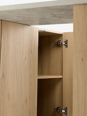 Light Natural Marble and Wood Effect Nomad Swivel Desk - Image 20 of 20