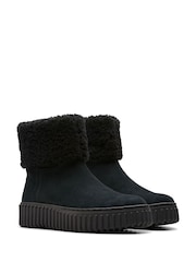 Clarks Black Lined Torhill Turn Boots - Image 4 of 7