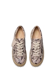 Clarks Grey Leather Mayhill Walk Shoes - Image 6 of 7