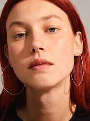 PILGRIM Gold Hoop 60 mm Sanne Earrings - Image 1 of 3