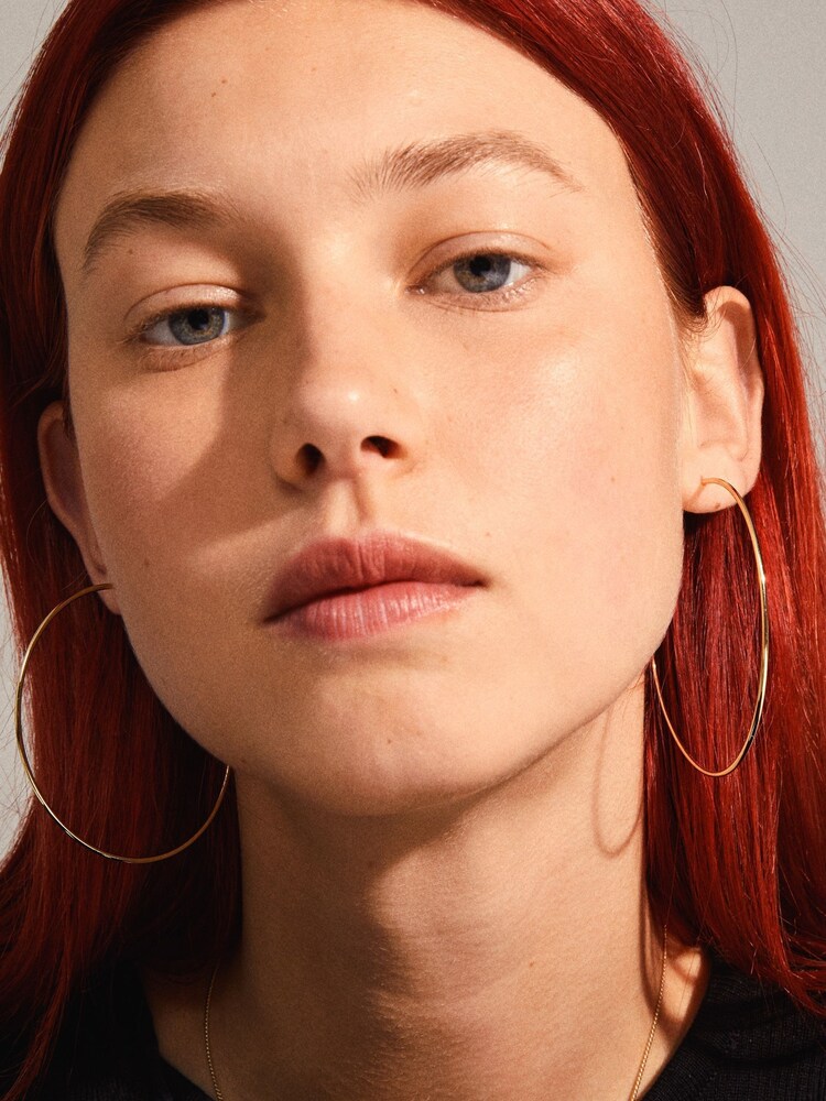 PILGRIM Gold Hoop 60 mm Sanne Earrings - Image 1 of 3