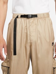 Nike Brown Tech Lined Woven Joggers - Image 4 of 9