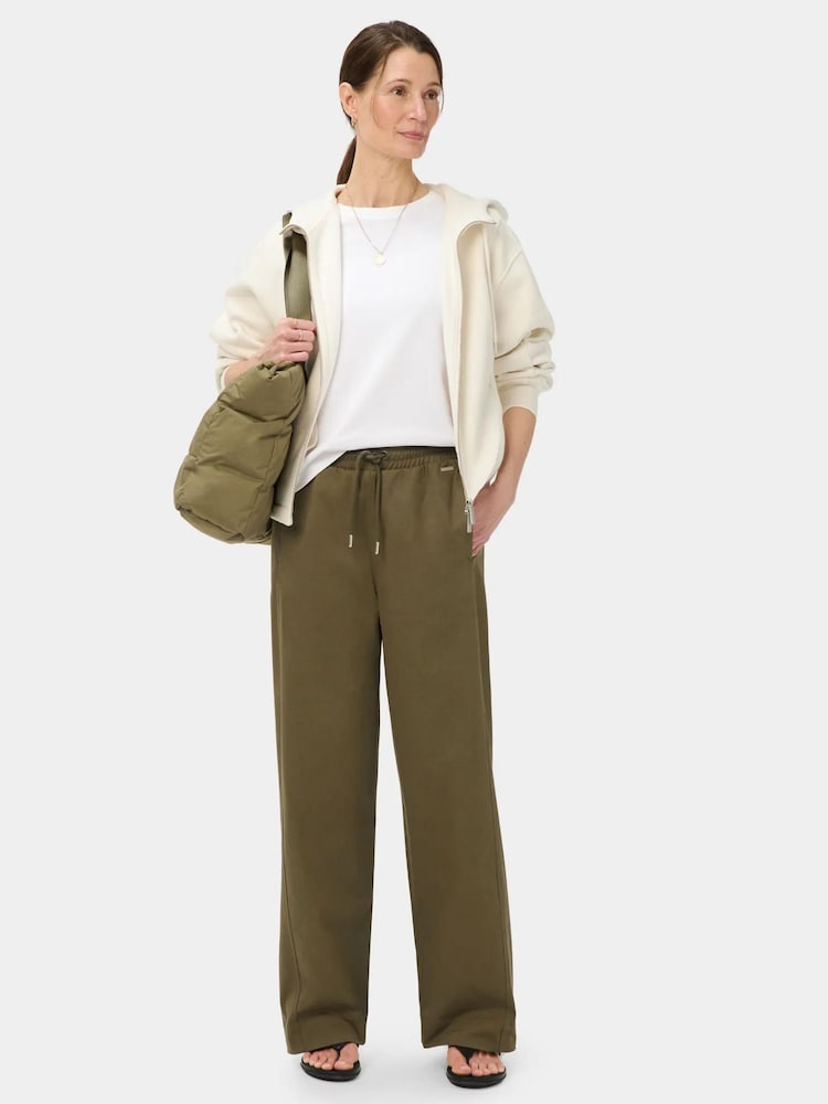 Sweaty Betty Brown Quinn Chino Trousers - Image 1 of 5