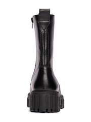 Clarks Black Leather Page Lace Boots - Image 7 of 7