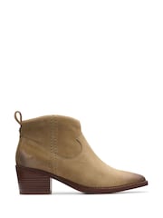 Clarks Natural Suede Morzine Sky Boots - Image 1 of 7