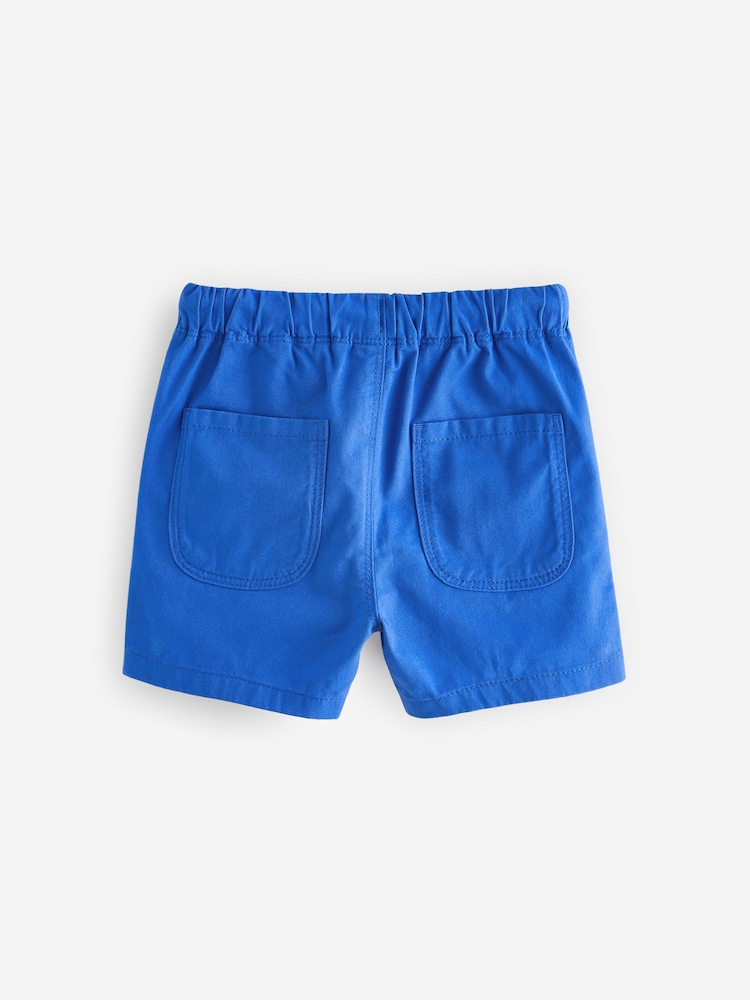 Blue/Orange/White Pull On Shorts 3 Pack (3mths-7yrs) - Image 3 of 6