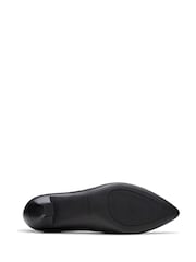 Clarks Black Standard Fit (F) Leather Kepley Vine Shoes - Image 3 of 7