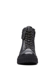 Clarks Black Leather Torhill Rise Boots - Image 6 of 7