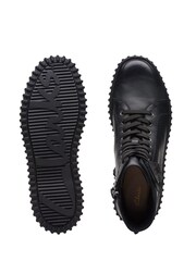 Clarks Black Leather Torhill Rise Boots - Image 7 of 7