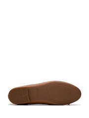 Clarks Brown Standard Fit (D) Leather Fawna Lily Shoes - Image 6 of 7