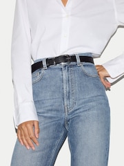 Jigsaw Blue Winchester Slim Fit Jeans - Image 2 of 5