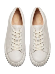 Clarks White Leather Mayhill Walk Trainers - Image 5 of 7