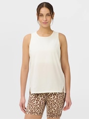 Sweaty Betty White Ultimate Train Perforated Tank Top - Image 4 of 6