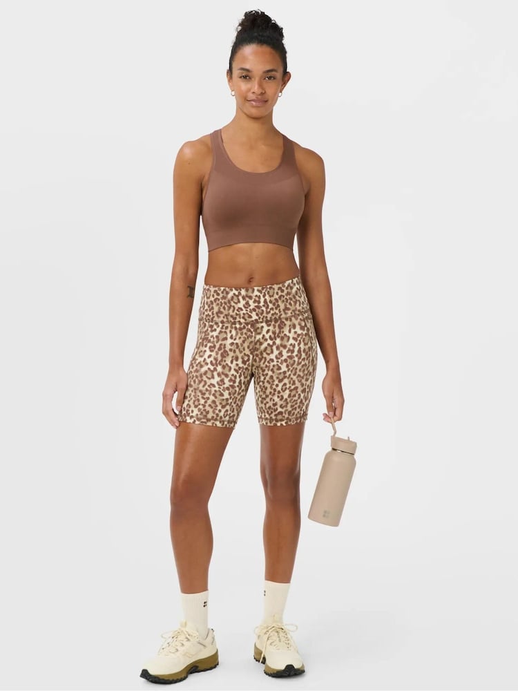 Sweaty Betty Brown Stamina Seamless Sports Bra - Image 2 of 5