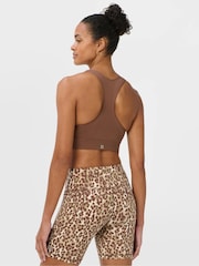 Sweaty Betty Brown Stamina Seamless Sports Bra - Image 3 of 5