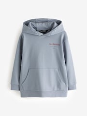 Blau - smALLSAINTS Underground Oversized Pull-Over Hoodie - Bild 1 von 6