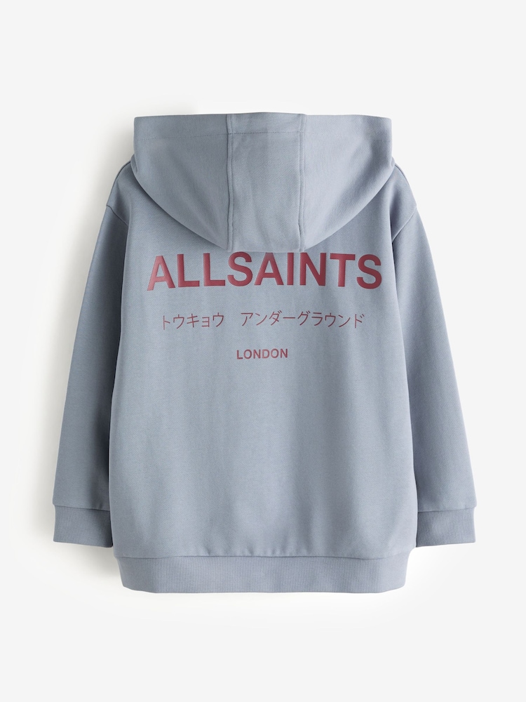Blau - smALLSAINTS Underground Oversized Pull-Over Hoodie - Bild 2 von 6