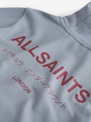 Blau - smALLSAINTS Underground Oversized Pull-Over Hoodie - Bild 6 von 6