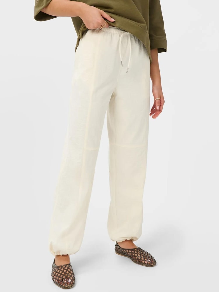 Sweaty Betty White Quinn Summer Cuffed Long Trousers - Image 1 of 6 Sweaty Betty White Quinn Summer Cuffed Long Trousers - Image 1 of 6