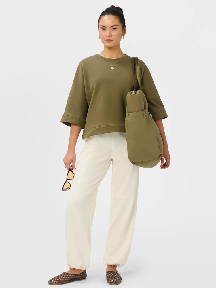 Sweaty Betty White Quinn Summer Cuffed Long Trousers - Image 2 of 6 Sweaty Betty White Quinn Summer Cuffed Long Trousers - Image 2 of 6