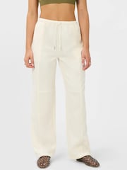 Sweaty Betty White Quinn Summer Cuffed Long Trousers - Image 4 of 6