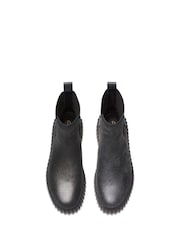 Clarks Black Pewter Leather Torhill Maple Boots - Image 5 of 7
