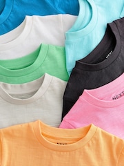 Multi 100% Cotton Short Sleeve T-Shirts 8 Pack (3mths-7yrs) - Image 11 of 11