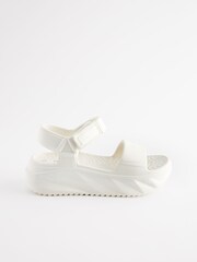 White Chunky Platform Sandals - Image 2 of 6