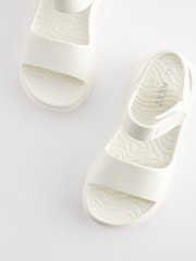 White Chunky Platform Sandals - Image 4 of 6