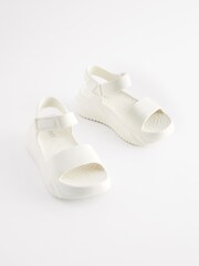 White Chunky Platform Sandals - Image 6 of 6