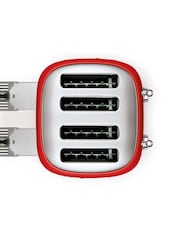 Smeg Red 4 Slice Toaster - Image 2 of 7