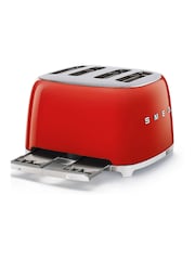 Smeg Red 4 Slice Toaster - Image 3 of 7