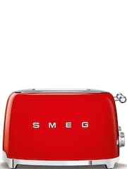 Smeg Red 4 Slice Toaster - Image 5 of 7