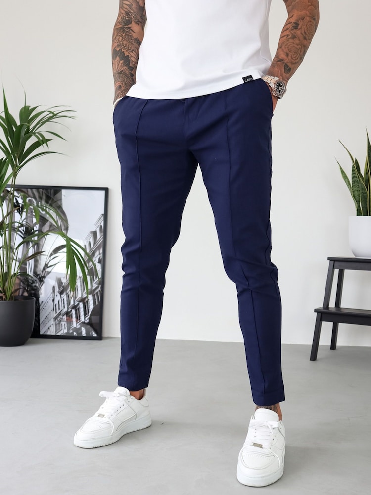 Asul - Mga Pantalon na may CAPO Smart - Larawan 2 ng 4 Asul - Mga Pantalon na may CAPO Smart - Larawan 2 ng 4